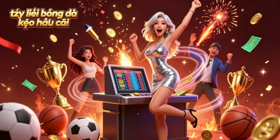 Experience thrilling tỷ lệ bóng đá kèo nhà cái with excitement as sports betting elements activate celebratory moments.
