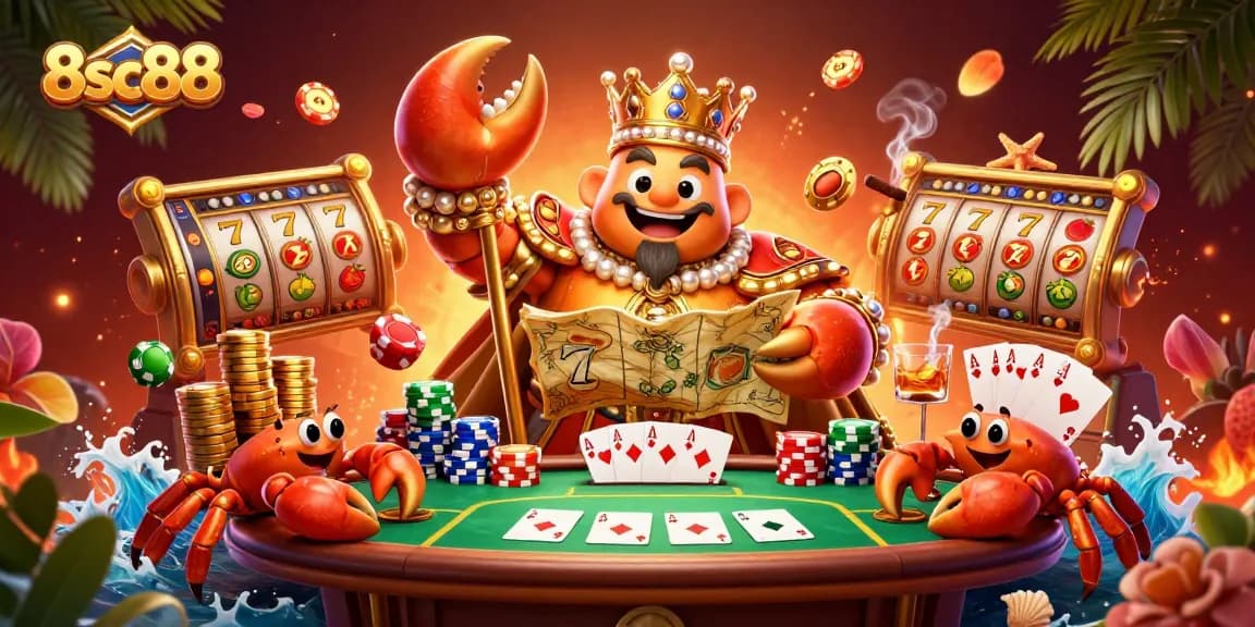 Experience thrilling jackpots at 8sc88 with vibrant slot reels and engaging game elements.