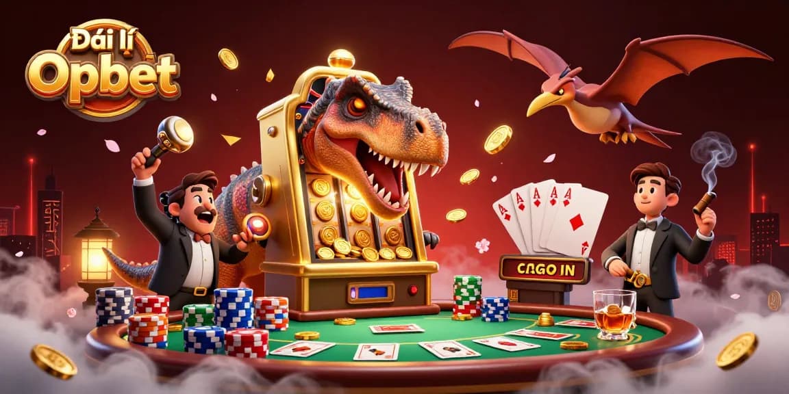 Engage in the thrill of Đại lý Oxbet with a dinosaur-themed jackpot payout scene filled with action.