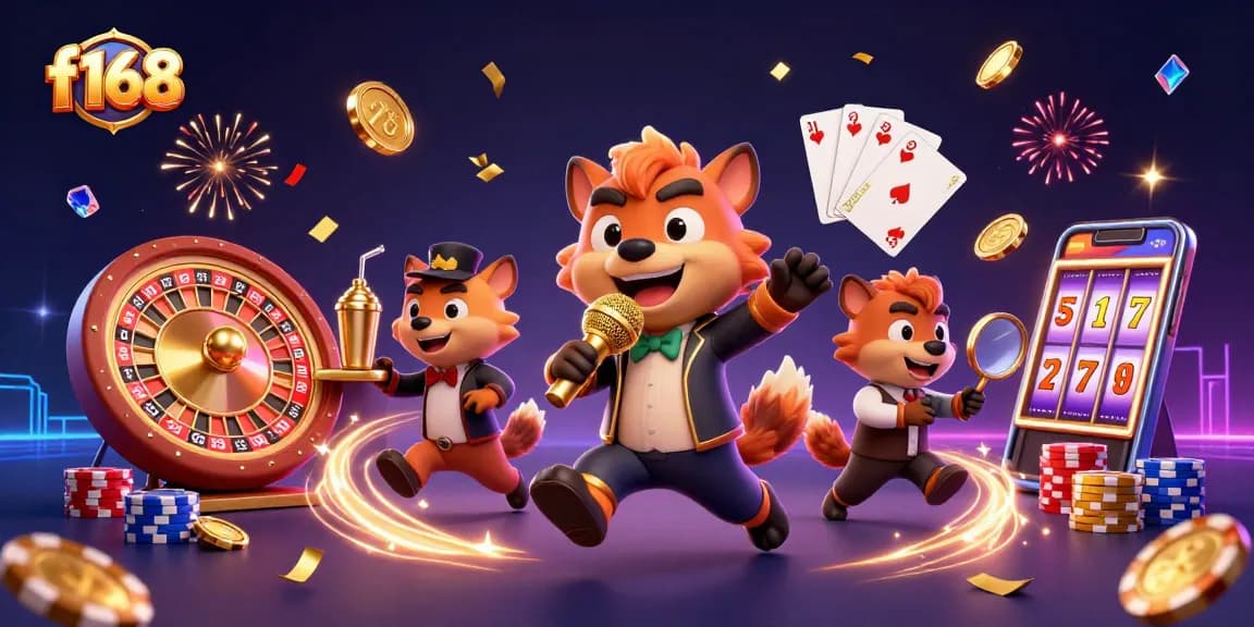 Join the excitement at f168, where hyenas bring joy and casino thrill in a vibrant atmosphere!