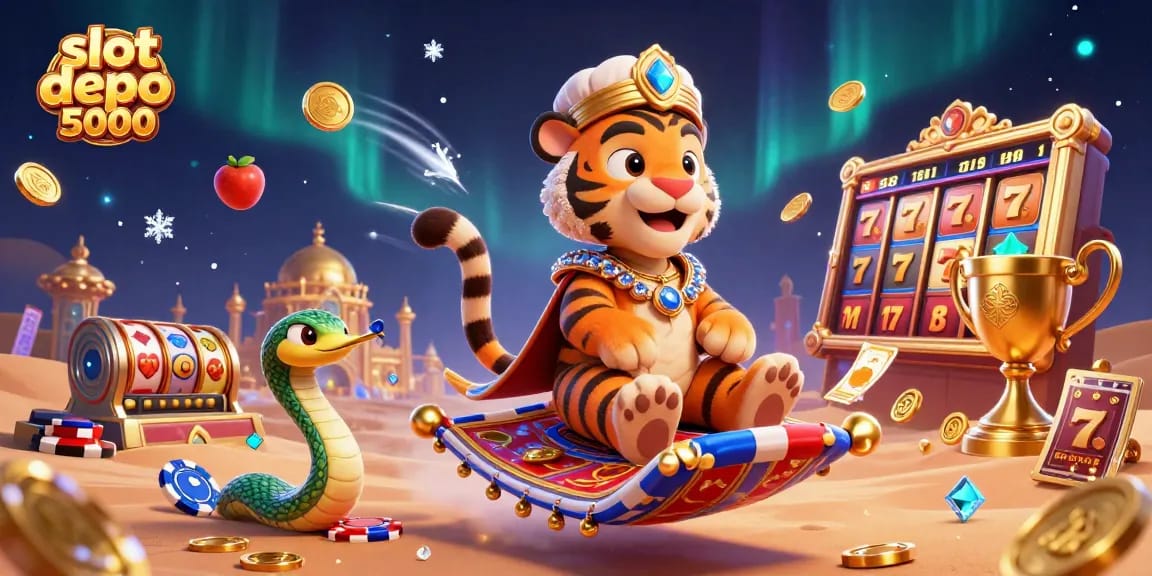 Win big with slot depo 5000 by enjoying thrilling jackpot opportunities in this vibrant casino scene.