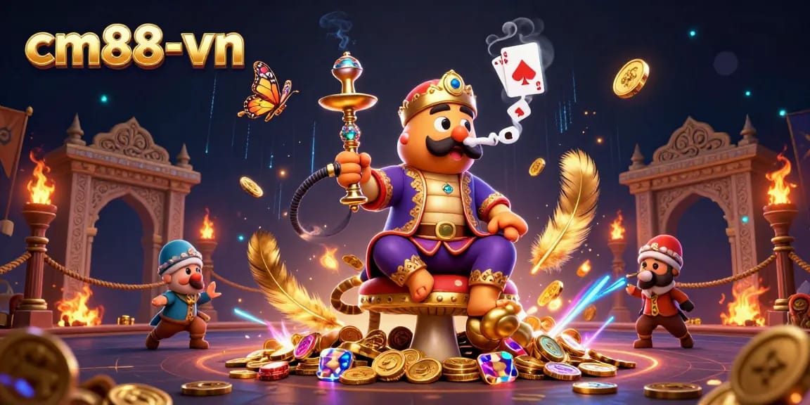 cm88-vn players experience vibrant casino action with a unique 3D caterpillar hookah-master.