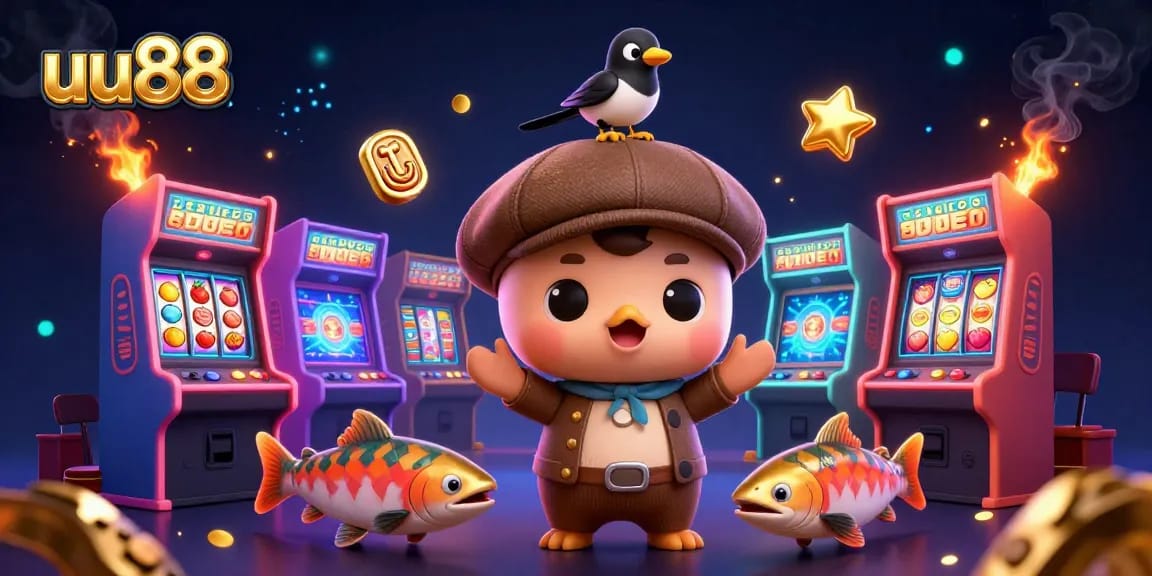 Experience thrilling gameplay at uu88 with colorful slot machines and dynamic 3D characters.