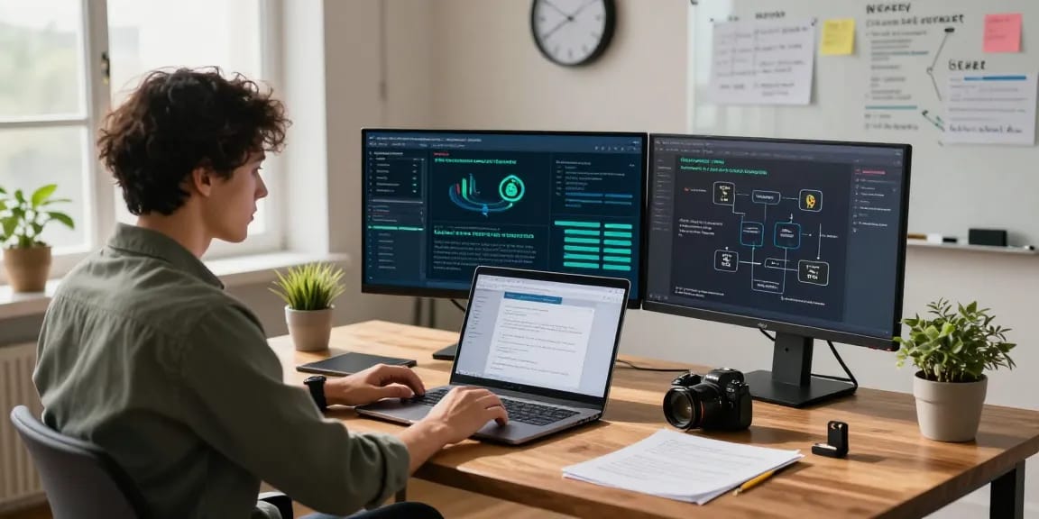 Analyzing strategies to recover lost crypto assets at a professional workspace.