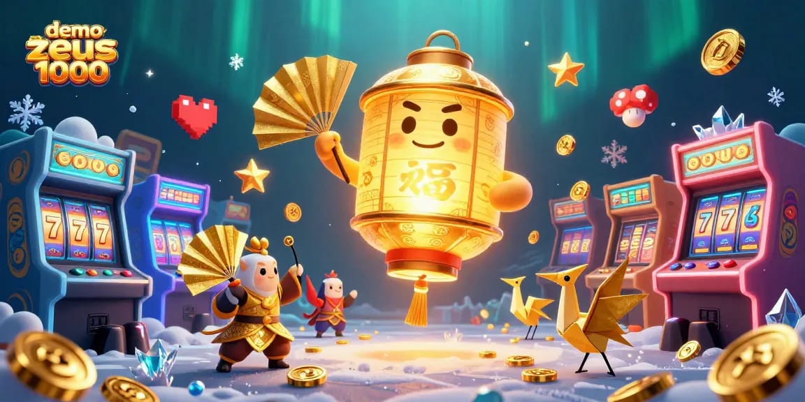 Spin to win with demo slot zeus 1000 as golden lantern spirits light up your gaming journey.