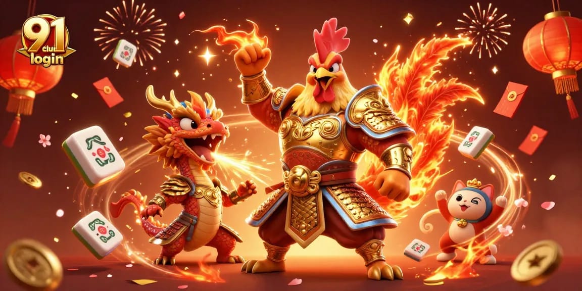 Engage in thrilling gameplay with the 91 club login, featuring dynamic casino-themed characters and vibrant elements.