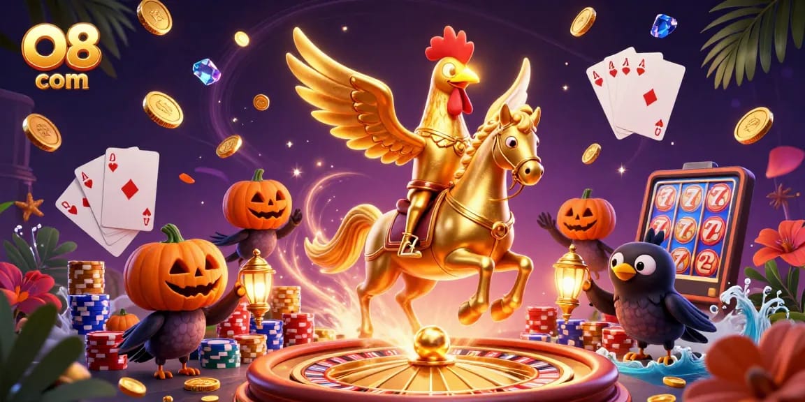 Experience thrilling wins with O8 com at the lively casino, where golden coins and jackpots await!