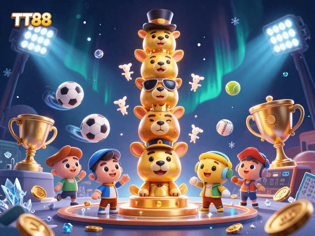 Players at TT88 roll the dice and have fun with animated sports balls and fun visuals.