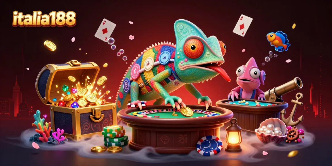 Italia188 menghadirkan keseruan dalam permainan dengan pemilik kasino kadal yang mengawasi meja roulette.