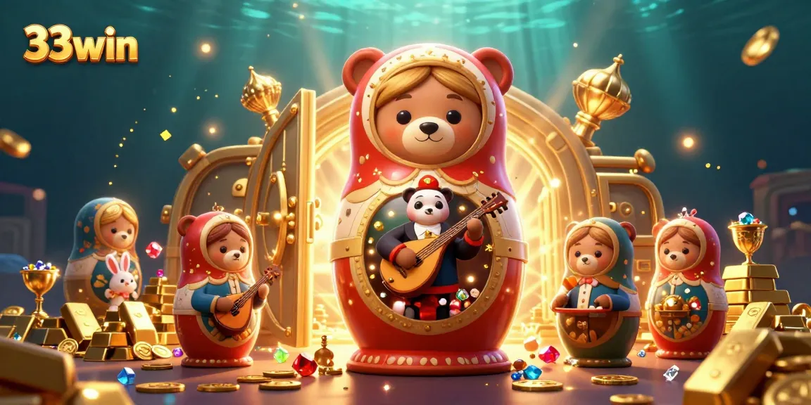 Experience casino excitement at 33win with colorful characters revealing treasure in vibrant underwater settings.