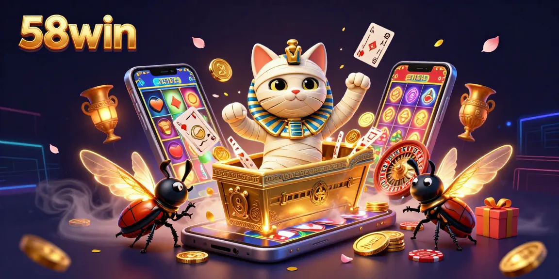 Bet on thrilling 58win games with fun characters in a lively casino atmosphere