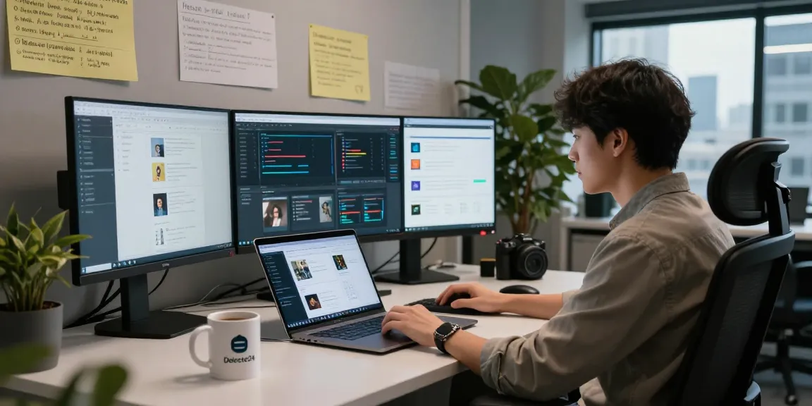 AI detector workspace with analytics dashboards and content moderation tools, showcasing advanced technology in action.