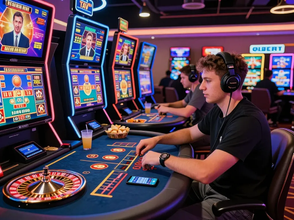 Engaging MM88 gaming experience in a lively online casino environment with vibrant colors and interactive games.