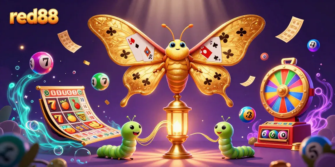 Experience excitement with red88 as vibrant casino elements come to life in this dynamic illustration.