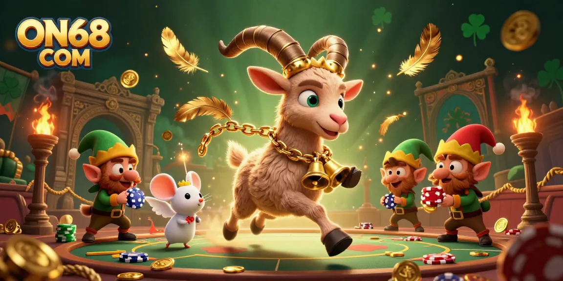Play exciting games at ON68 COM with Krampus, a festive-goat running the ultimate casino.