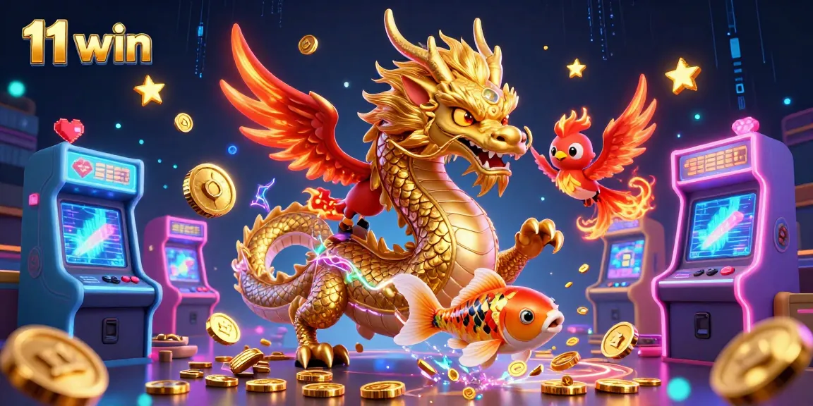 Experience the thrill of winning with 11 win in a vibrant 3D casino adventure.